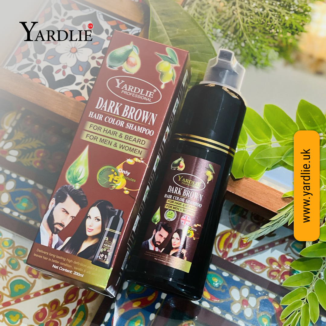 Yardlie Dark Brown Hair Color Shampoo