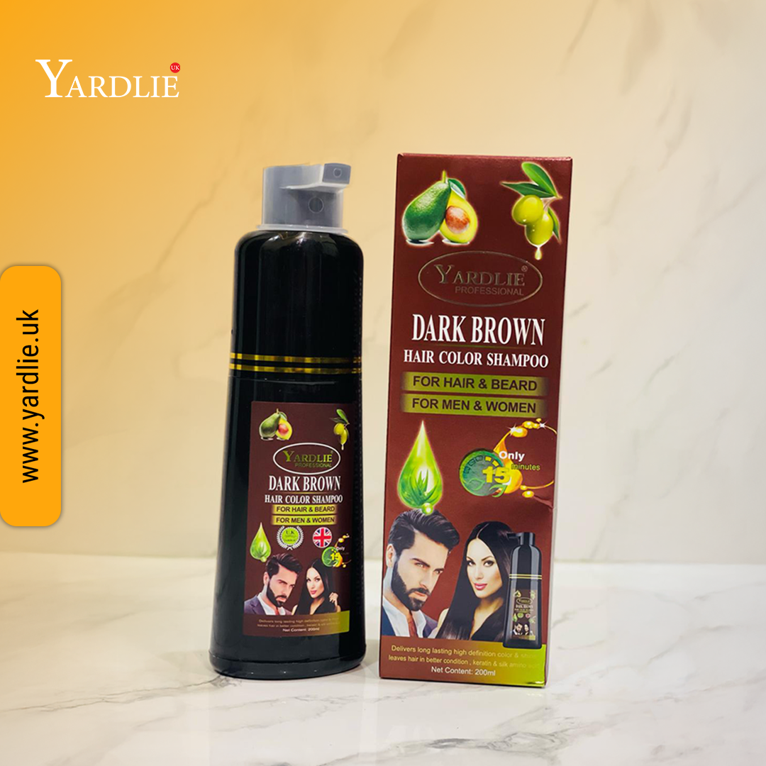 Yardlie Dark Brown Hair Color Shampoo
