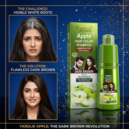 Yardlie Apple Natural Black Hair Color Shampoo Uk Based