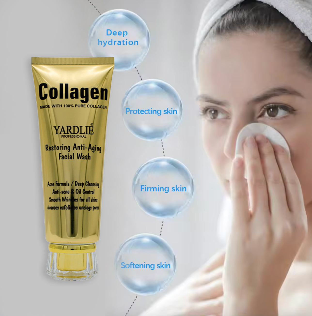 Yardlie Uk Collagen Restoring Anti-Aging Face Wash