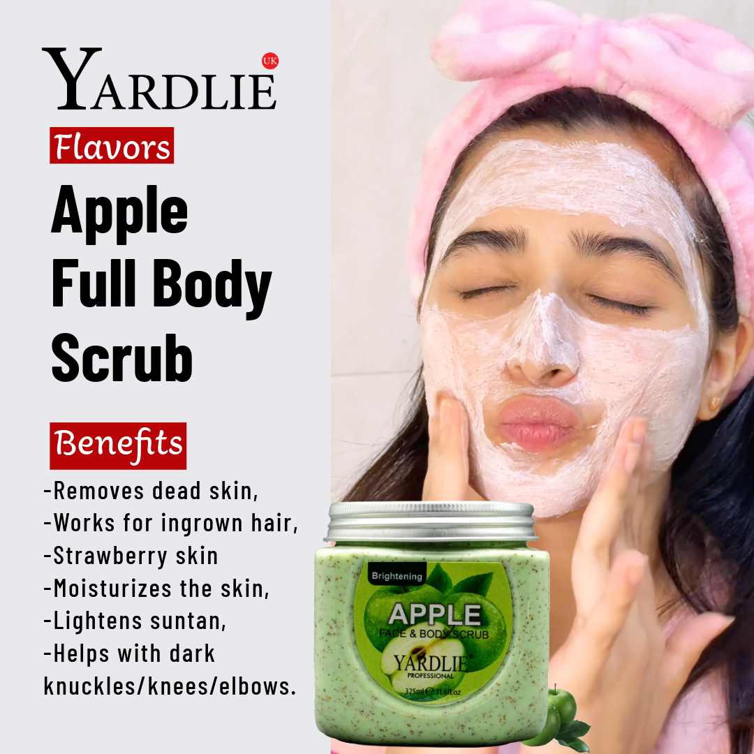Full Body Apple Scrub YardlieUK Based Formula 325ML Offers