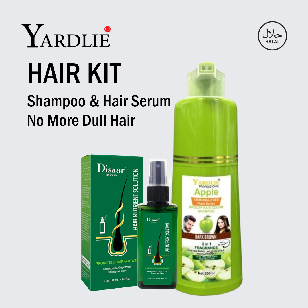 Yardlie Natural Black Hair Color Shampoo UK Based Formula