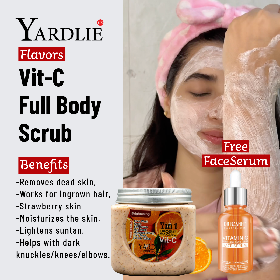 Full Body Scrub YardlieUK Based Formula 325ML