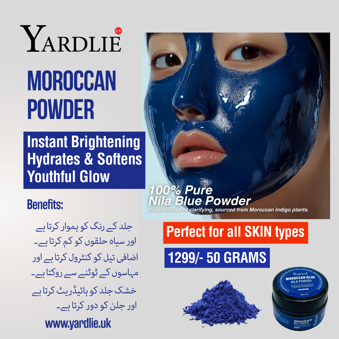 Moroccan Blue Nila Powder Clay