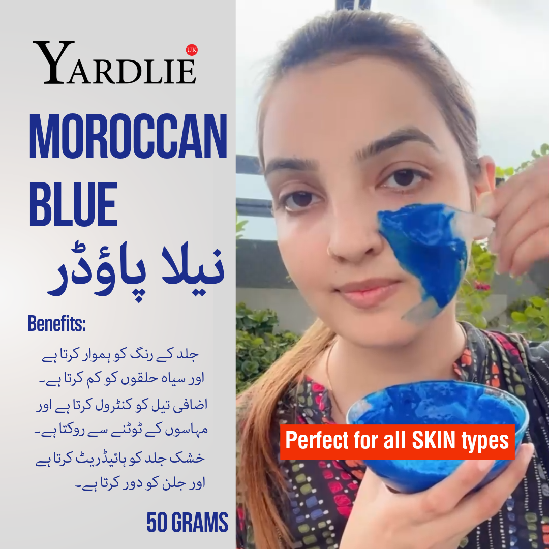 Moroccan Blue Nila Powder Clay