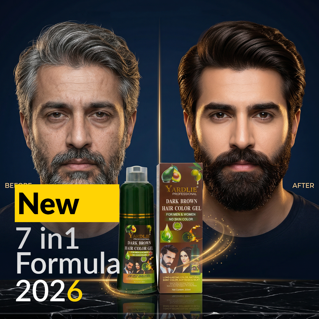 Yardlie Natural Black Hair Color Gel Shampoo UK Based Formula