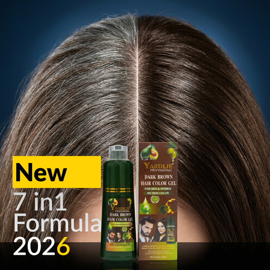 Yardlie Natural Black Hair Color Gel Shampoo UK Based Formula