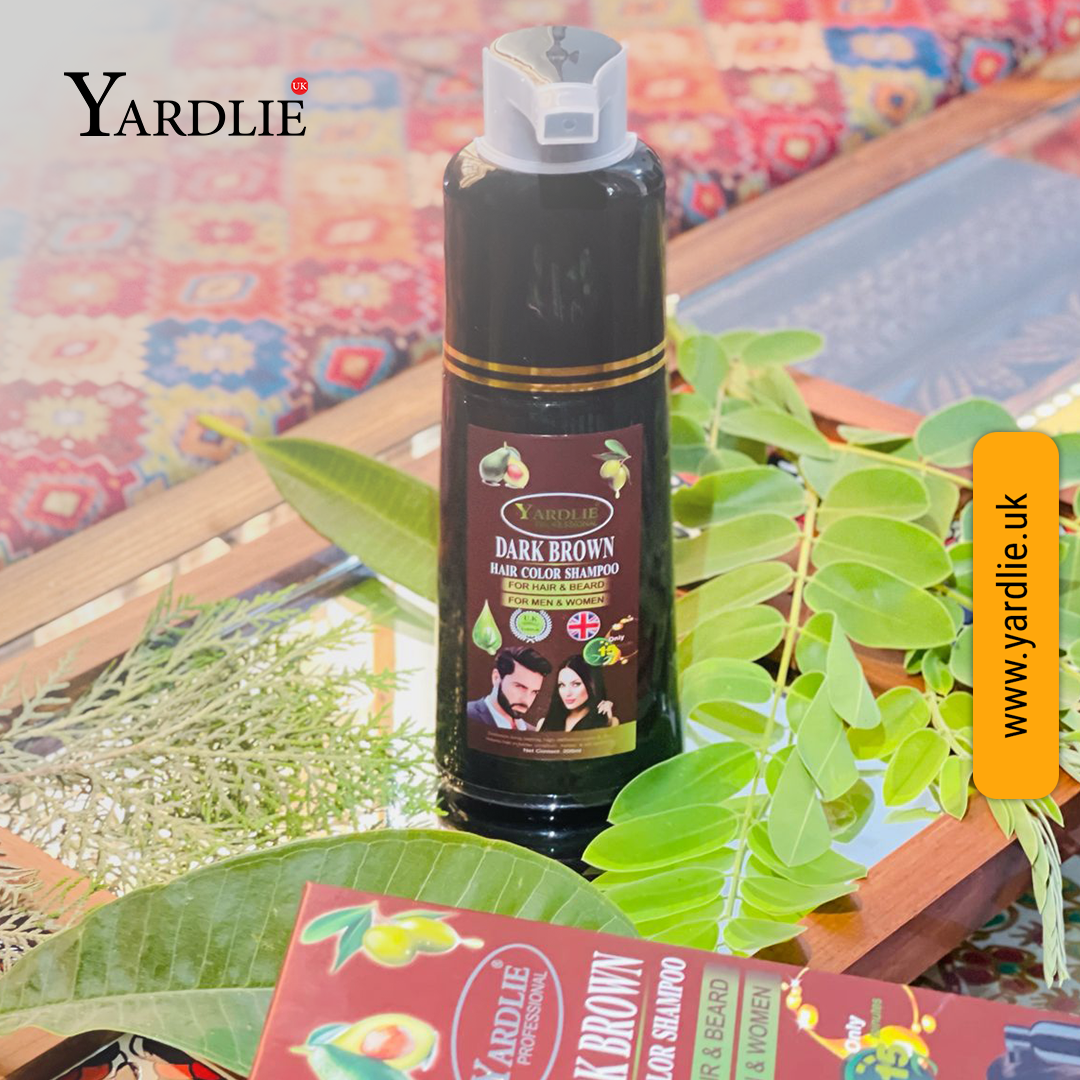 Yardlie Dark Brown Hair Color Shampoo