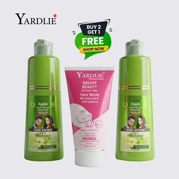 1 Black 1 Brown Shampoo 1  FaceWash