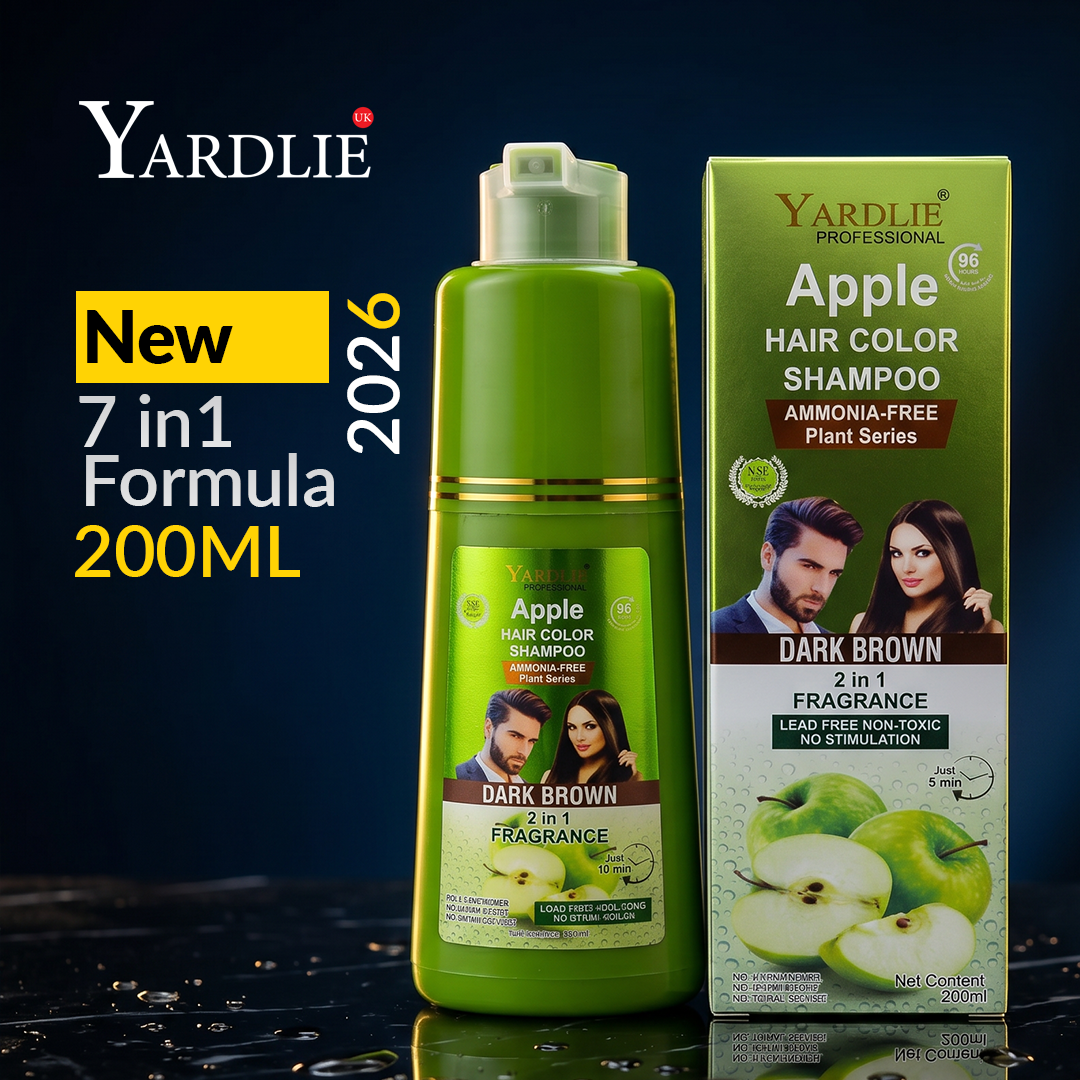 Yardlie Apple Natural Black Hair Color Shampoo Uk Based 500ml