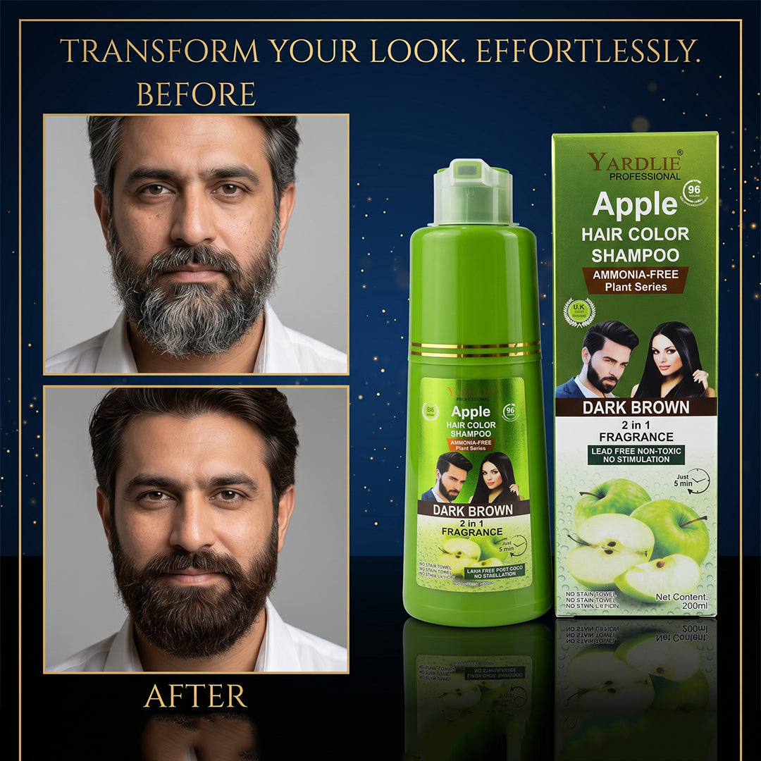 Yardlie Apple Dark Brown Hair Color Shampoo Uk Based