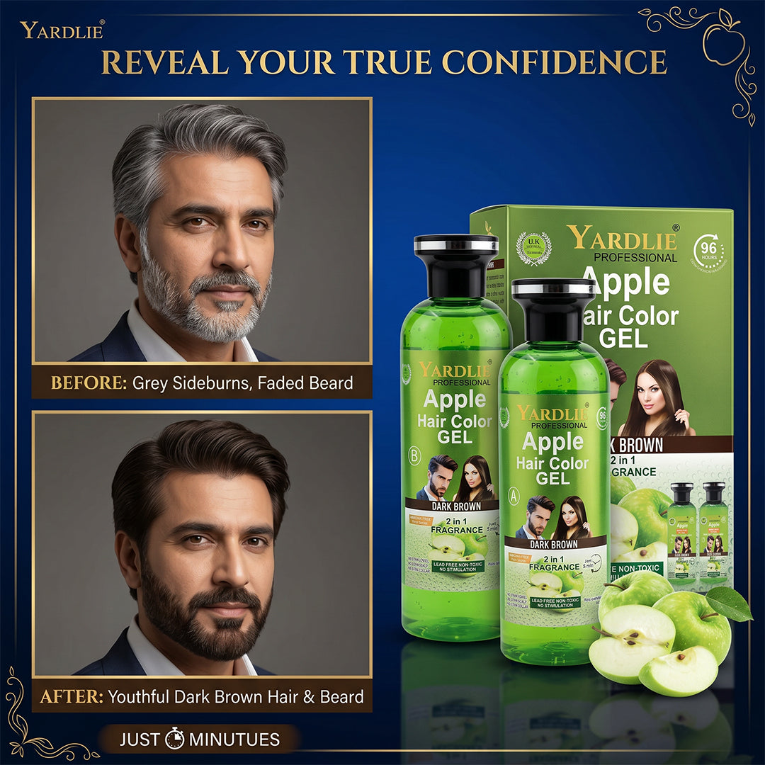 Yardlie Apple Dark Brown Hair Color Shampoo Uk Based