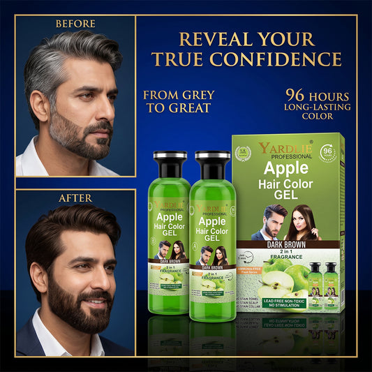 Yardlie Apple Dark Brown Hair Color Shampoo Uk Based