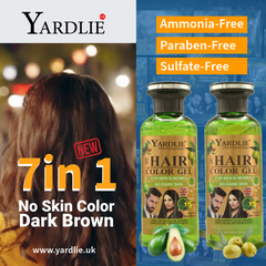 Yardlie Hair Color Gel Shampoo Italy Based Formula 200ML AND 400ML