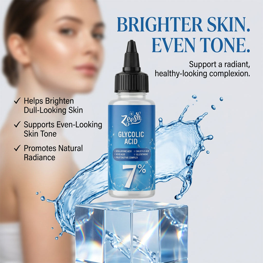 Zeesh 7% Glycolic Acid Whitening & Repair Bundle for Hands, Feet & Underarms