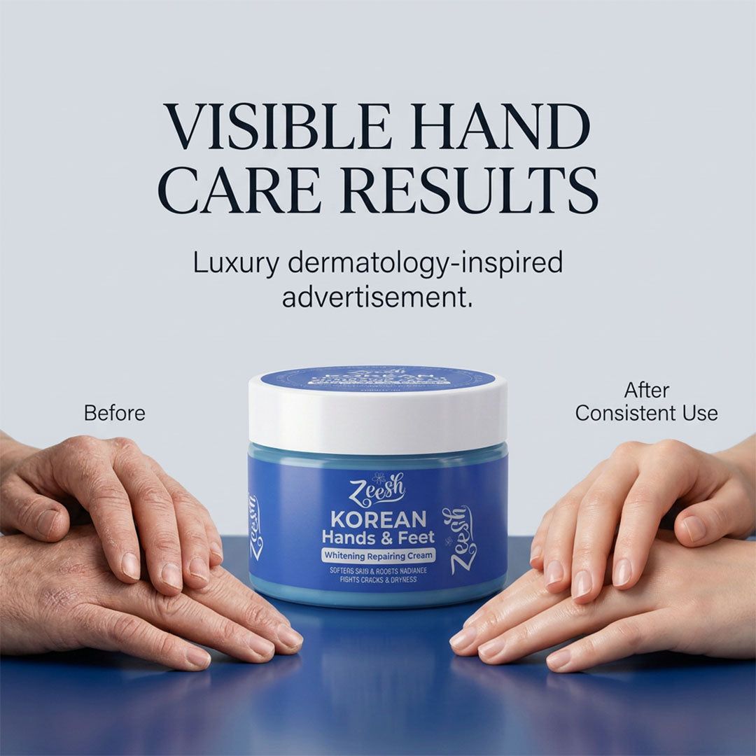 Zeesh 7% Glycolic Acid Whitening & Repair Bundle for Hands, Feet & Underarms