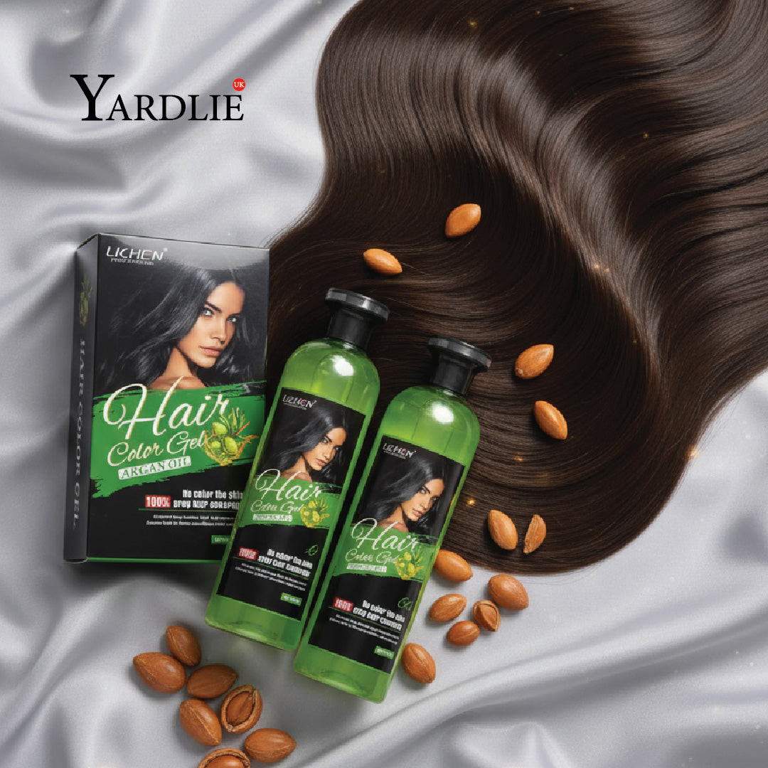 Premium Hair Color Gel Shampoo(Argan Oil)
