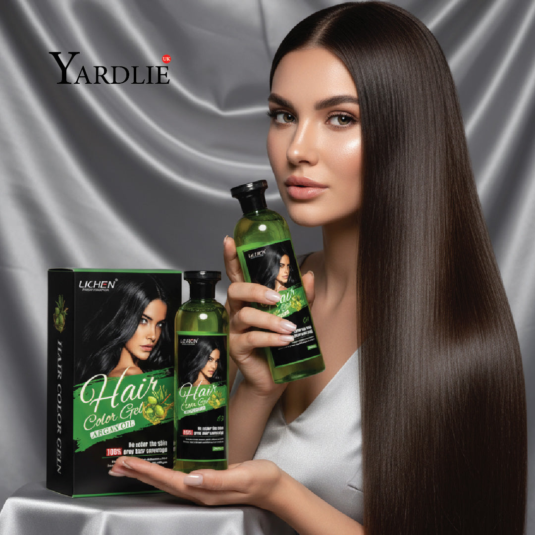 Premium Hair Color Gel Shampoo(Argan Oil)