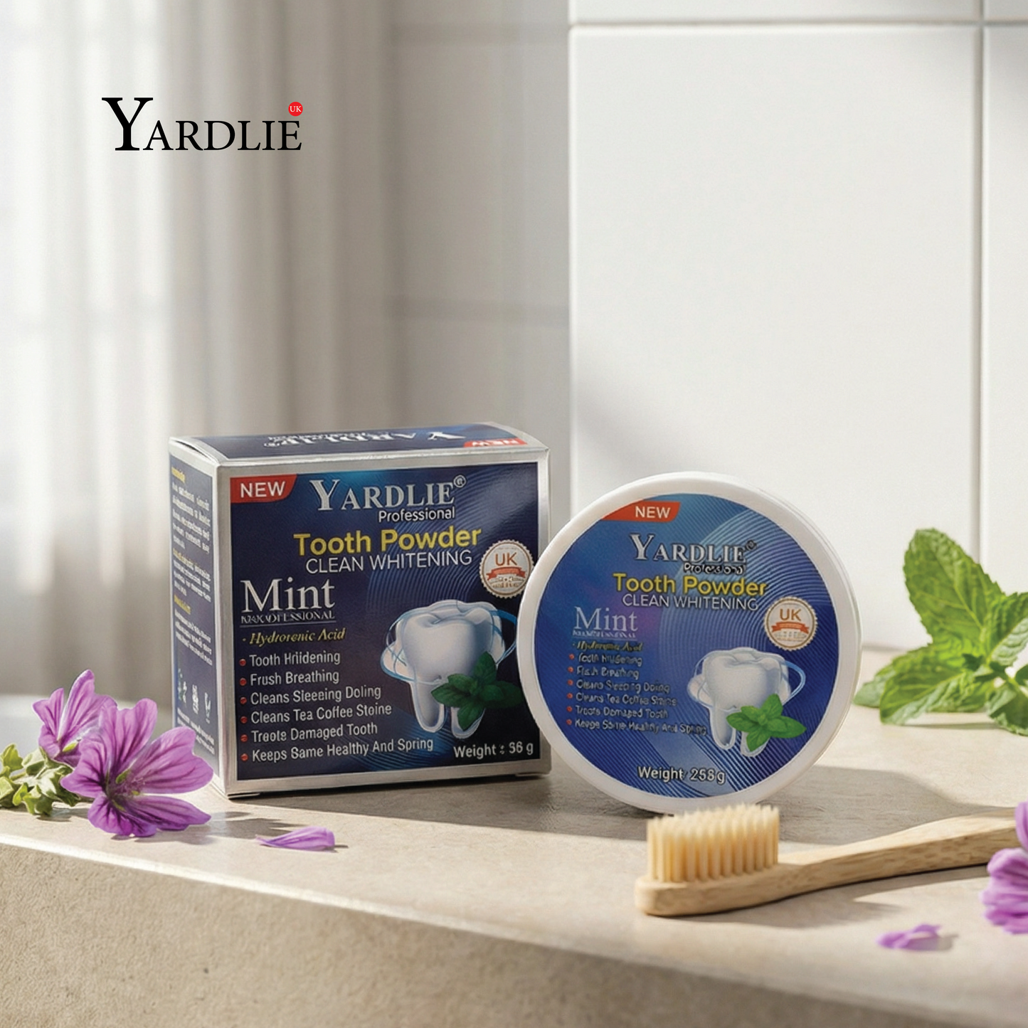 Yardlie Mint Tooth Powder – Deep Clean, Whitening & Fresh Breath 50g