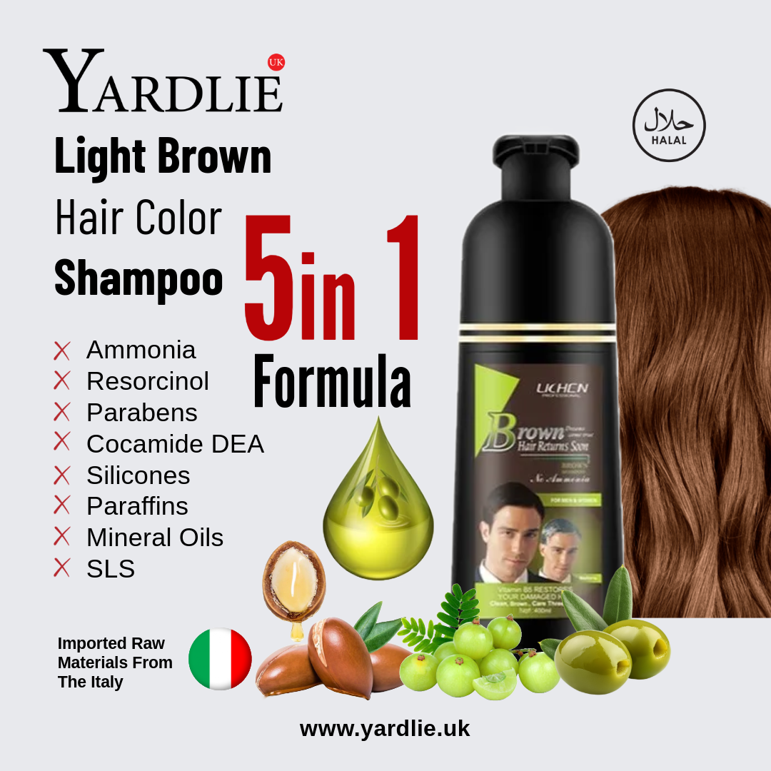 Lichen Premium Hair Color Shampoo Italy Based Formula