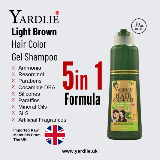 Yardlie Premium Hair Color Gel Shampoo UK Based Formula