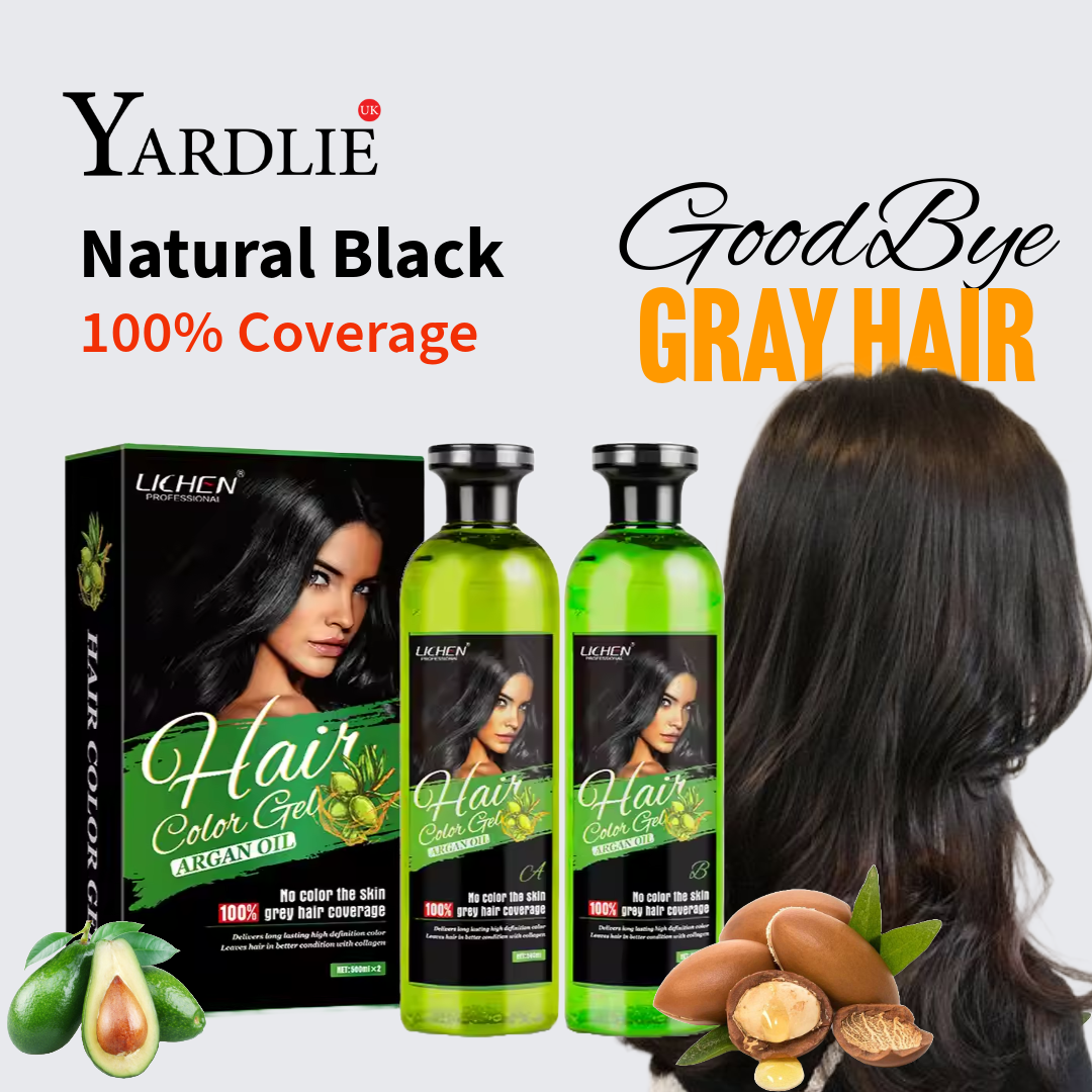 Premium Hair Color Gel Shampoo(Argan Oil)