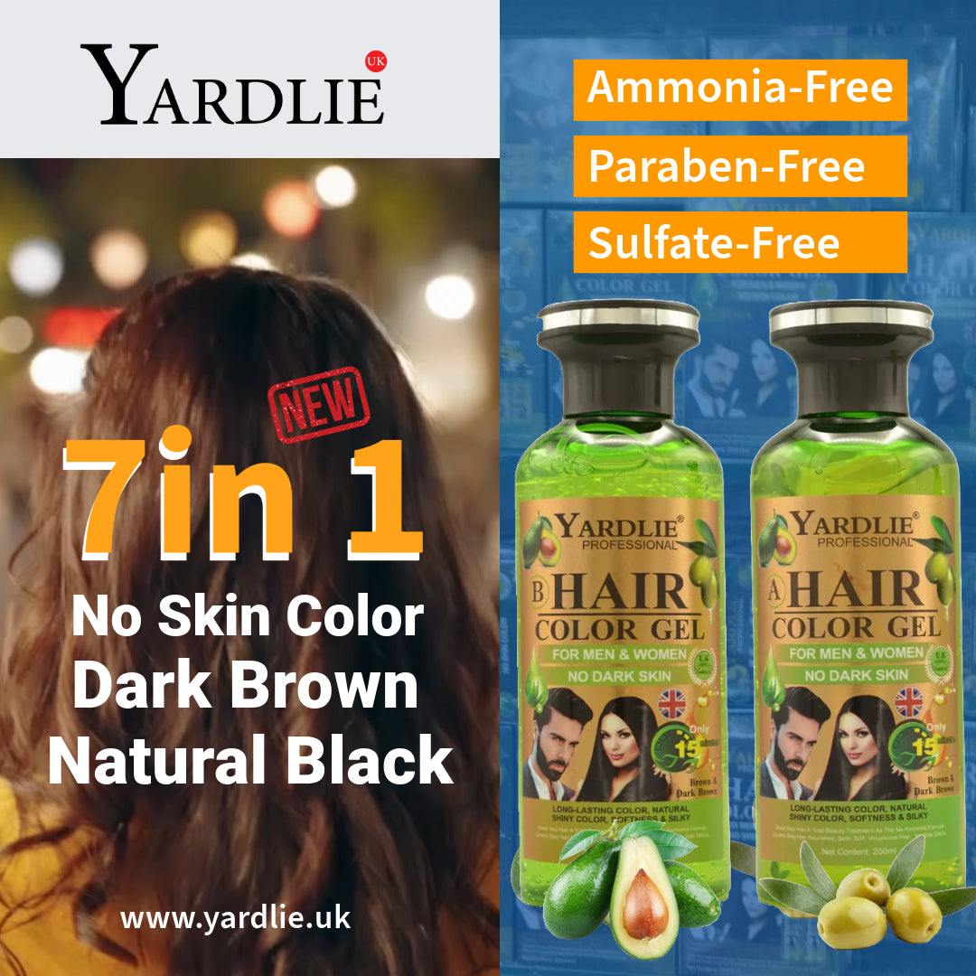 Yardlie Hair Color Gel Natural Black & Dark Brown Mixing Gel