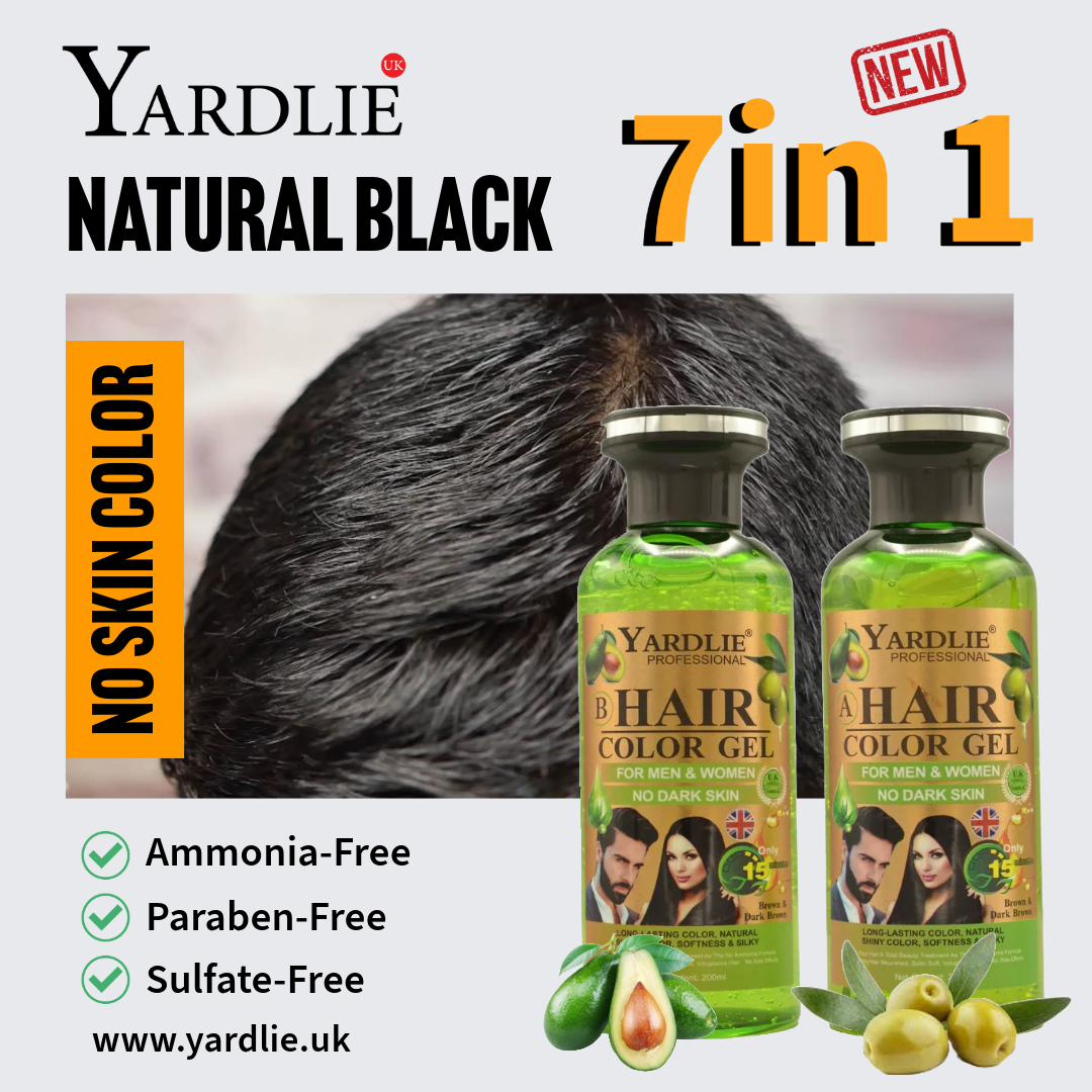 Yardlie Hair Color Gel Natural Black & Dark Brown Mixing Gel