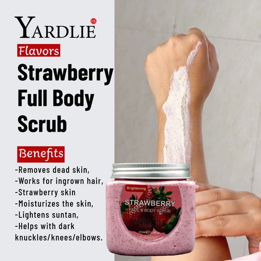 Full Body Strawberry Scrub YardlieUK Based Formula 325ML Offers