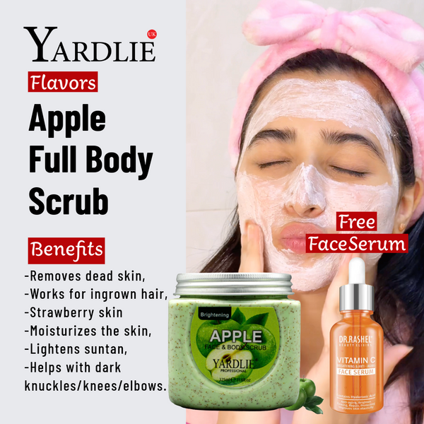 Apple Scrub 325ML With Free Face Serum