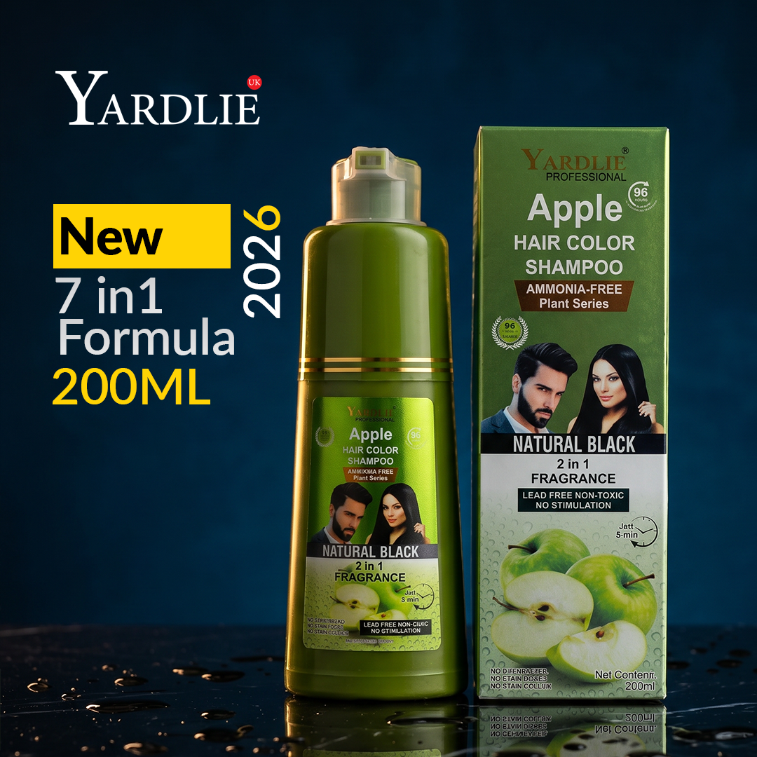 Yardlie Apple Natural Black Hair Color Shampoo Uk Based 500ml